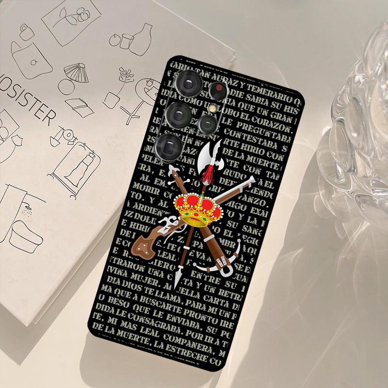 Spanish Legion Phone Case For Samsung Galaxy S25 Ultra S20 S21 S22 S23 S24 Plus S9 S10 S24 FE Back Cover Galaxy S10