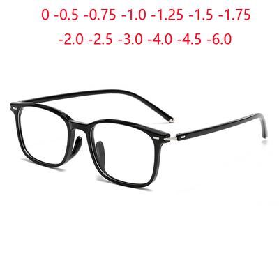 Ultra-Light Durable Myopia Eyeglasses Women Men Anti-Blue Light Student Shortsighted Square Optical Spectacles With Prescritpion