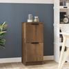 VidaXL Buffet Storage Cabinet Home Organizer Living Room Furniture Interior Oak Brown 30x30x70 Cm 817022