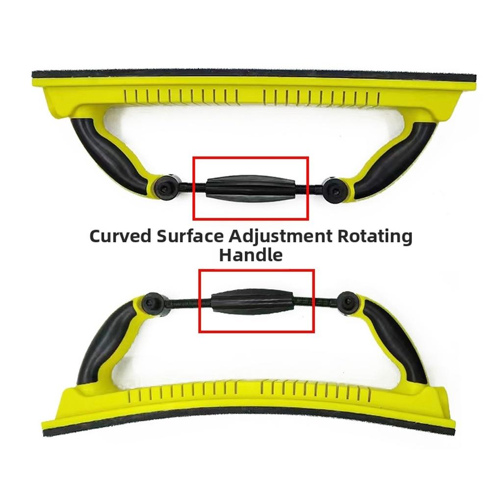 1pc Dry Grinding Hand Push Board Car Putty Ash Hand Planer Rectangular Vacuum Sandpaper Grinding Ash Board Body Repair Tool