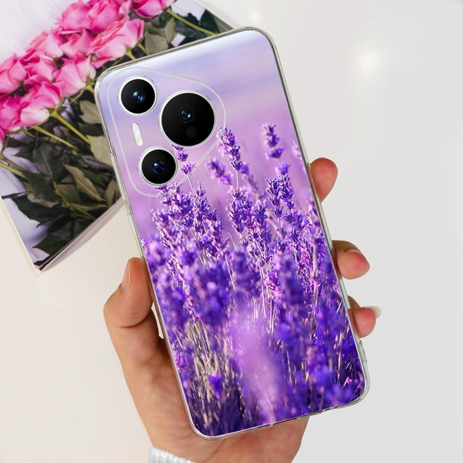 For Huawei Pura 70 Pro Plus Case Stylish Painted Cover Clear Silicone Phone Cases For Huawei Pura 70 Pro Pura70 Pro+ Soft Fundas