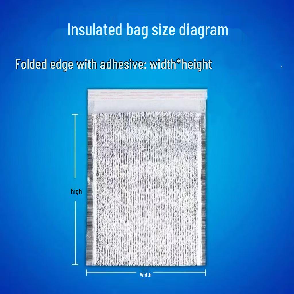 Three-Dimensional Thickened Aluminum Foil Insulated Bag for Milk Tea & Ice Cream Delivery