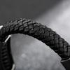 Gotiska Djursmycken 316L Rostfritt Stål Kung Lejonhuvud Armband för Män Herr Flätat Läder Manschett Wrap Armband Armband