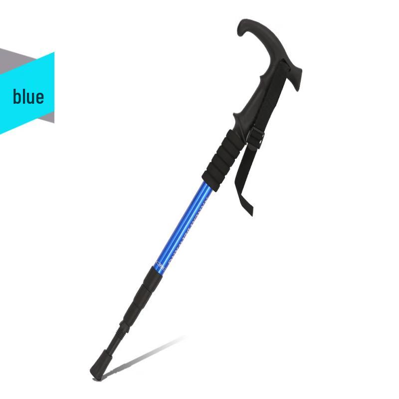 Aluminum T-Handle Telescopic Trekking Poles