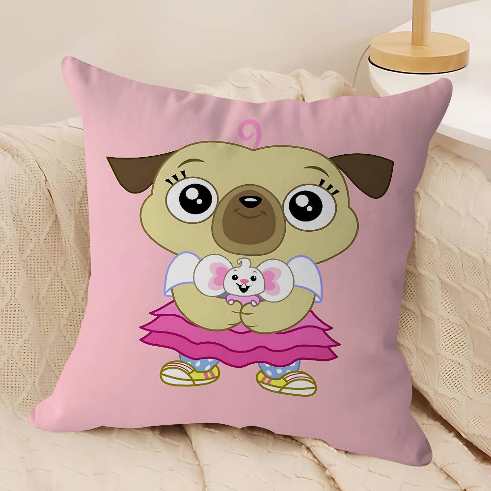 

Cartoon C-Chip And P-Potato Cushion Cover Pillowcase Upholstery Sofa Throw Pillow Home Decor Pillowcas 12x12Inch