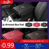 GLC GLB Car Armrest Box Pad Leather Auto Armrest Mat Car Accessories For Mercedes Benz S320 W164 W203 W204 W168 C180 E320 A200