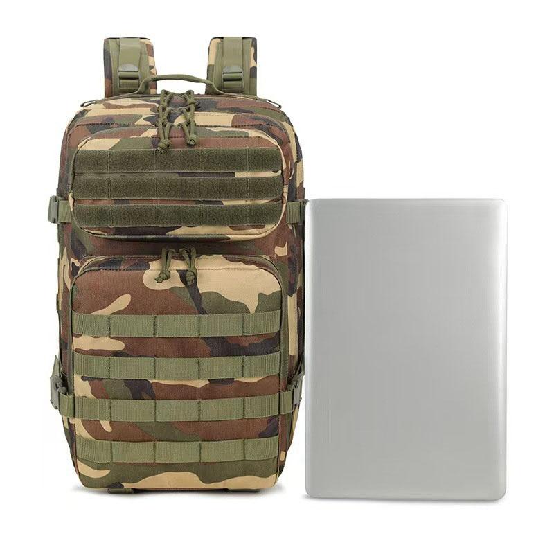 

Рюкзак 45 л Зовнішня сумка Фітнес-рюкзак Рюкзак MOLLE Жіночий/Чоловічий Туристичний Рюкзак для виживання Чоловічий Подвійний тримач для чашок One Size
