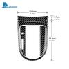Real Soft Carbon Fiber Sticker For Ford Mustang 2015 2016 2017 2018 2019 2020 2021 2022 Car Gear shift Panel Trim Accessories