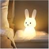 Light With 7 Changes Light | Tap Control | USB Charging | Minute Function | Bedside Lamp For Child Room Gift Toy Silicone Light for Child
