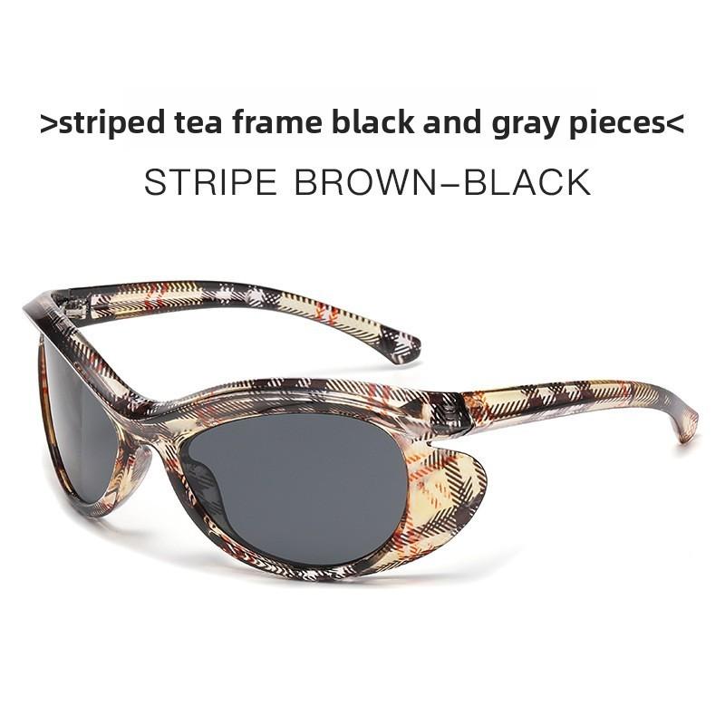 Fashion Cat Eye Glasses Men Women Pc Frame Uv400 Sun Protection For Travel And Parties