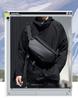 Trendy Men's Waterproof Commuting & Cycling Chest Bag with Large Capacity