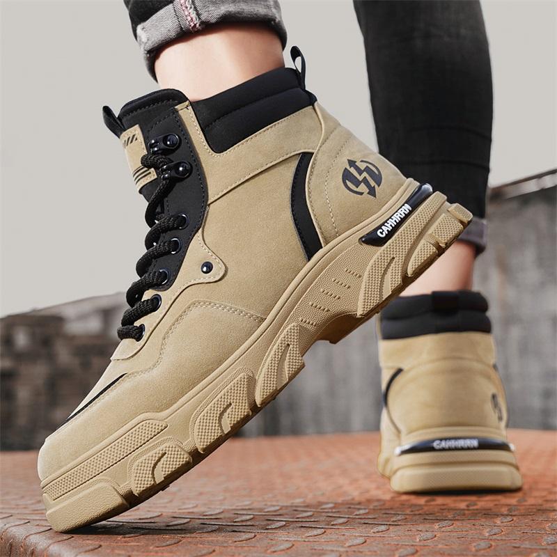 Fashion CYYTL Mens Boots Casual Shoes Cowboy Combat Winter Tactical Motorcycle Chelsea Ankle Leather Work Outdoor Hiking Designer Luxury