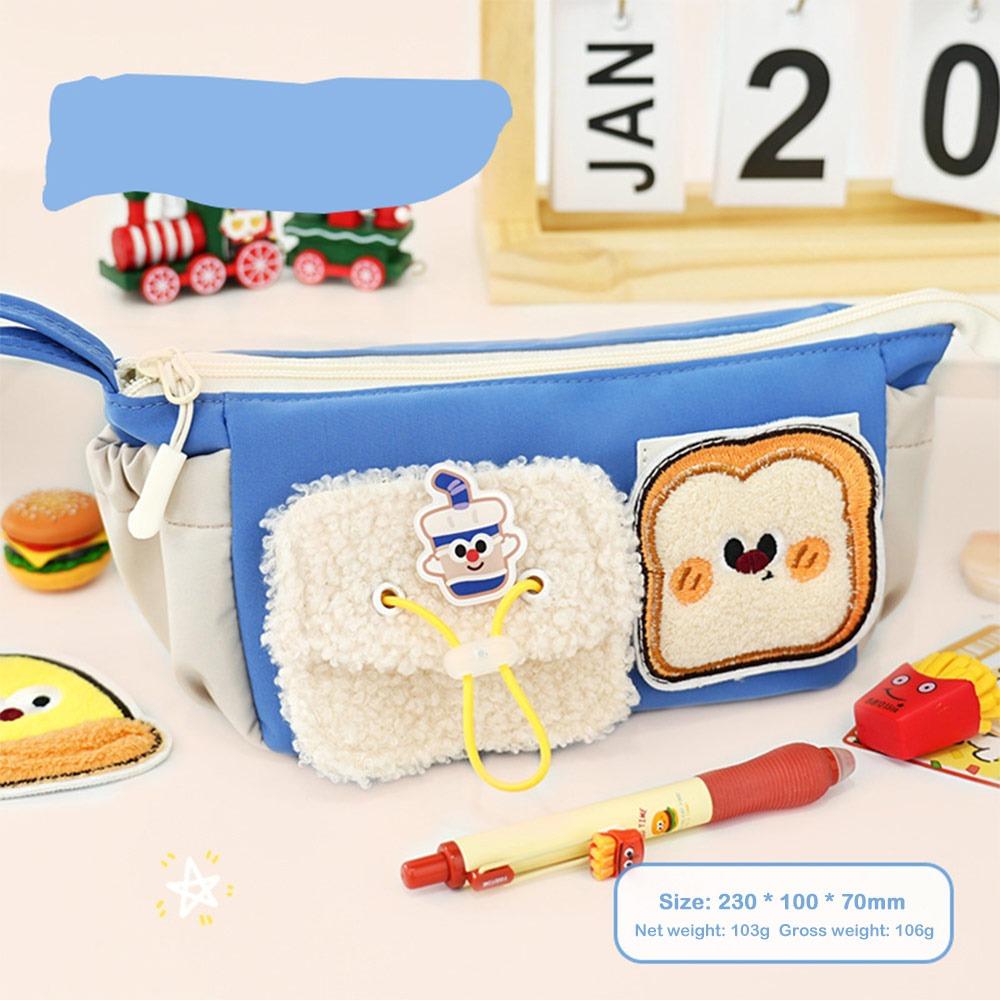 5-layer Pencil Case Zipper Stationery Bag New Pen Bag  Students