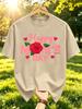 Happy Mothers Day Flowers Unisex Tshirt Hip Hop Trendy Clothes Allmatch Cotton Basics T Shirt Male Oversize Summer Sportswear