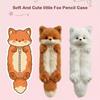 Fuchs-Form Federmäppchen Plüsch Schreibwaren Aufbewahrungstasche Niedliche Stifttasche Schüler