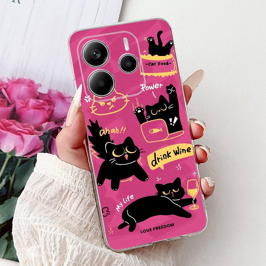 For Cover Xiaomi Redmi Note 14 4G Phone Case Luxury Marble Machine Soft Silicone Slim TPU Funda For Redmi Note 14 4G Note14 Capa