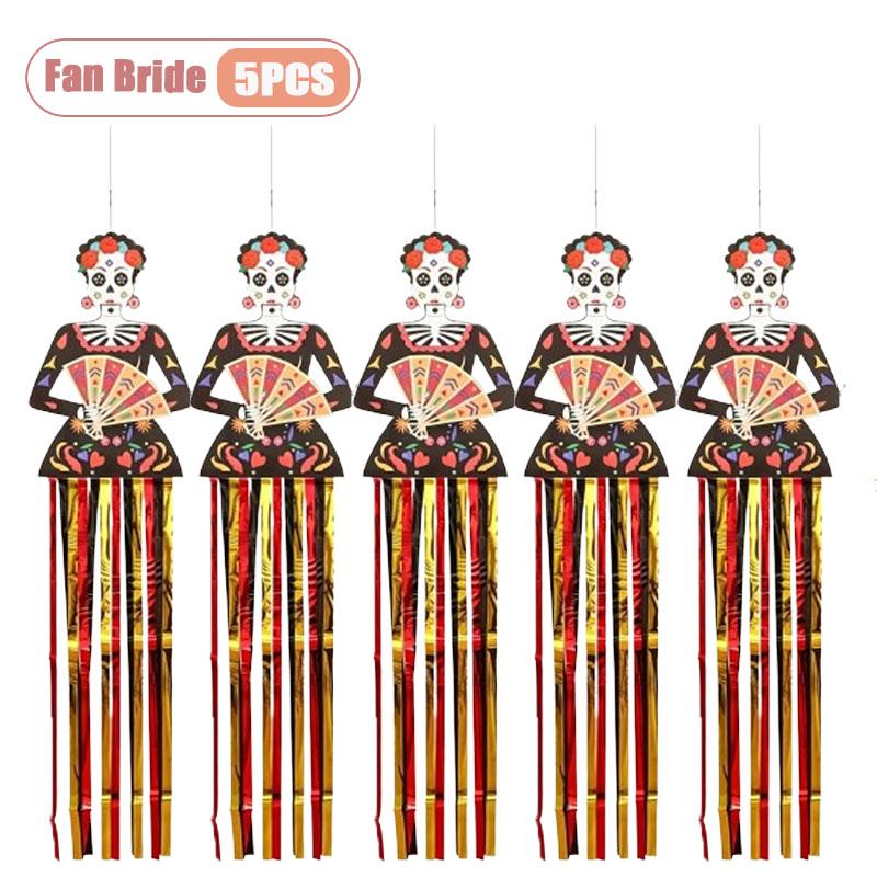 1-20PCS Halloween Pumpkin Bat Hanging Garland Party Decor for Bar Mall Scene Setup Background Wall Atmosphere Props
