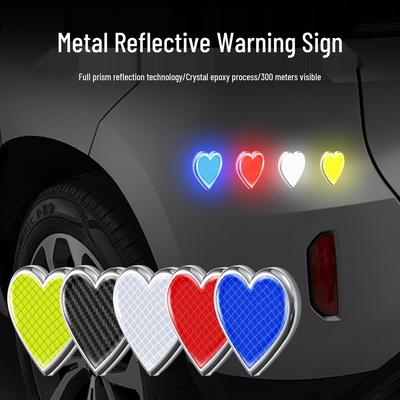 Reflective Warning Sign Sticker for Cars, Motorcycles, Electric Vehicles, and Bicycles