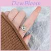 Geometric Cat Stress Relief Adjustable Ring Copper Jewelry For Women