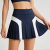 Womens High-Waisted Tennis Skirt With Layered Design Breathable Sporty Short Court Training Casual Wear
