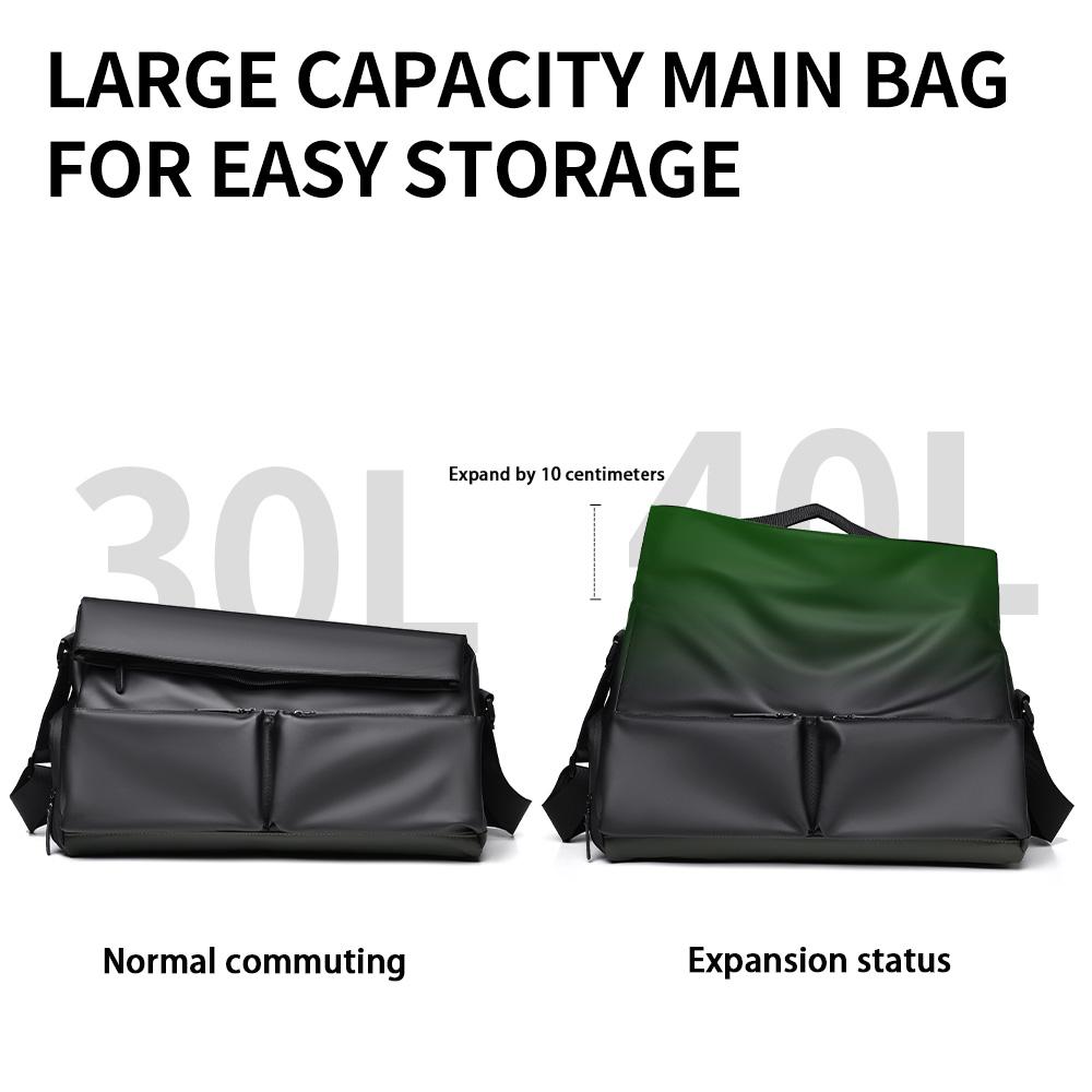 New Travel Fitness Bag for Both Men and Women, Large Capacity Dry Wet Separation, Expandable and Durable Oxford Shoulder Bag