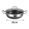 Stainless Steel Cooking Pot with Handles for Induction Cooktop
