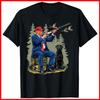 Funny Hunting Duck Trump Camo Hunting Hello Hunting Season Black Cotton T-Shirt