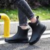 Rain Boots Men's Short Rain Boots Outdoor Wear Leisure Kitchen Non-slip Fishing Shoes Rubber Shoes Waterproof Wear-resistant Boots
