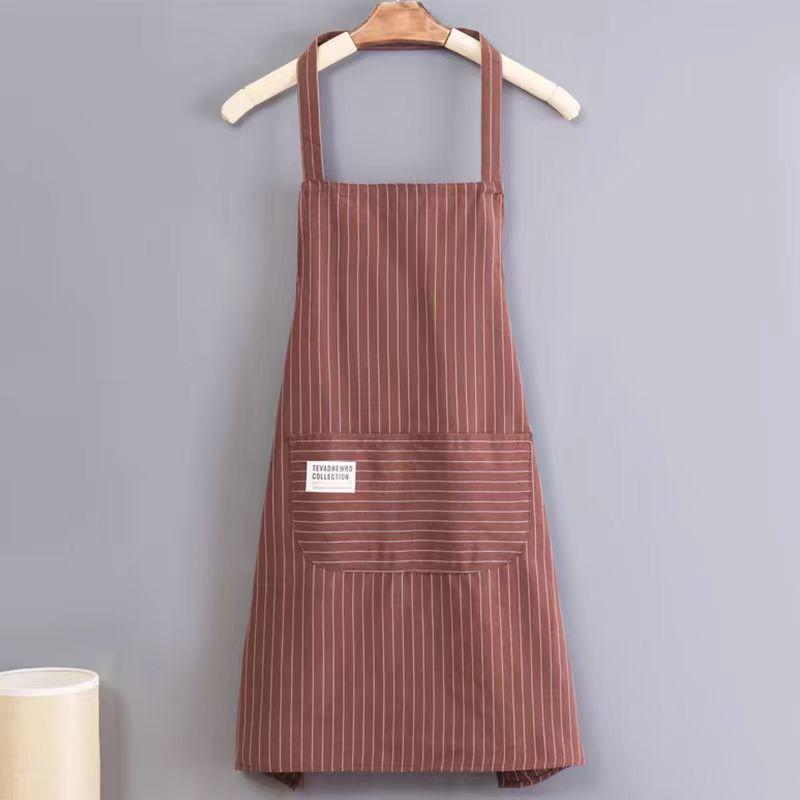 Breathable Stain-Proof Cotton Cooking Apron for Adults