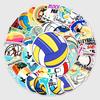 50 Volleyball Sports Graffiti Stickers: Personality DIY for Luggage, Skateboard, Diary - Waterproof