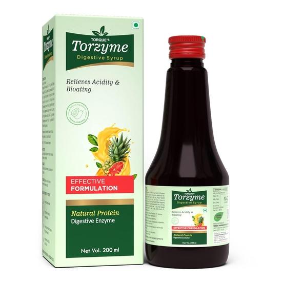 

Torque Torzyme Naural Protein Digestive Enzyme Syrup - 200ml (Pack of 1)