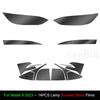 TPU Blackened Headlight Taillight Foglight Protective Film for Tesla Model X  For Model S 2024 Black Color Changing Films