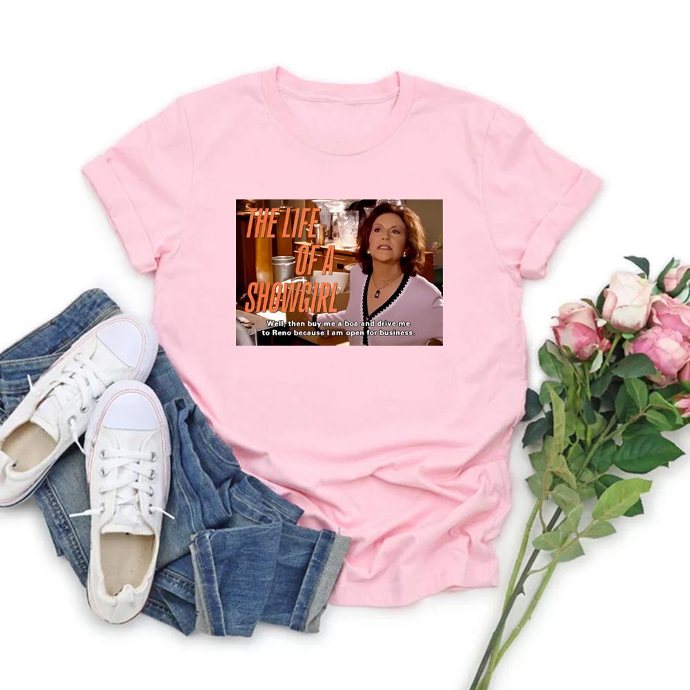 In My Showgirl Era TShirt The Showgirl Life 2025 New Album Tshirt Emily Gilmore Showgirl Quote Shirt Women Graphic T Shirts