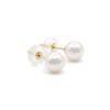 Boucles d'oreilles - PEARLS &amp; COLORS - Pearls &amp; Colors - Perle d'eau douce - Or jaune 375 (9 ct) - Perle 4-5 mm AAA+
