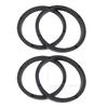 4 Pcs Speaker Spacer Adaptor Ring Mounting Bracket 6.5inch For Cars Boats Trucks