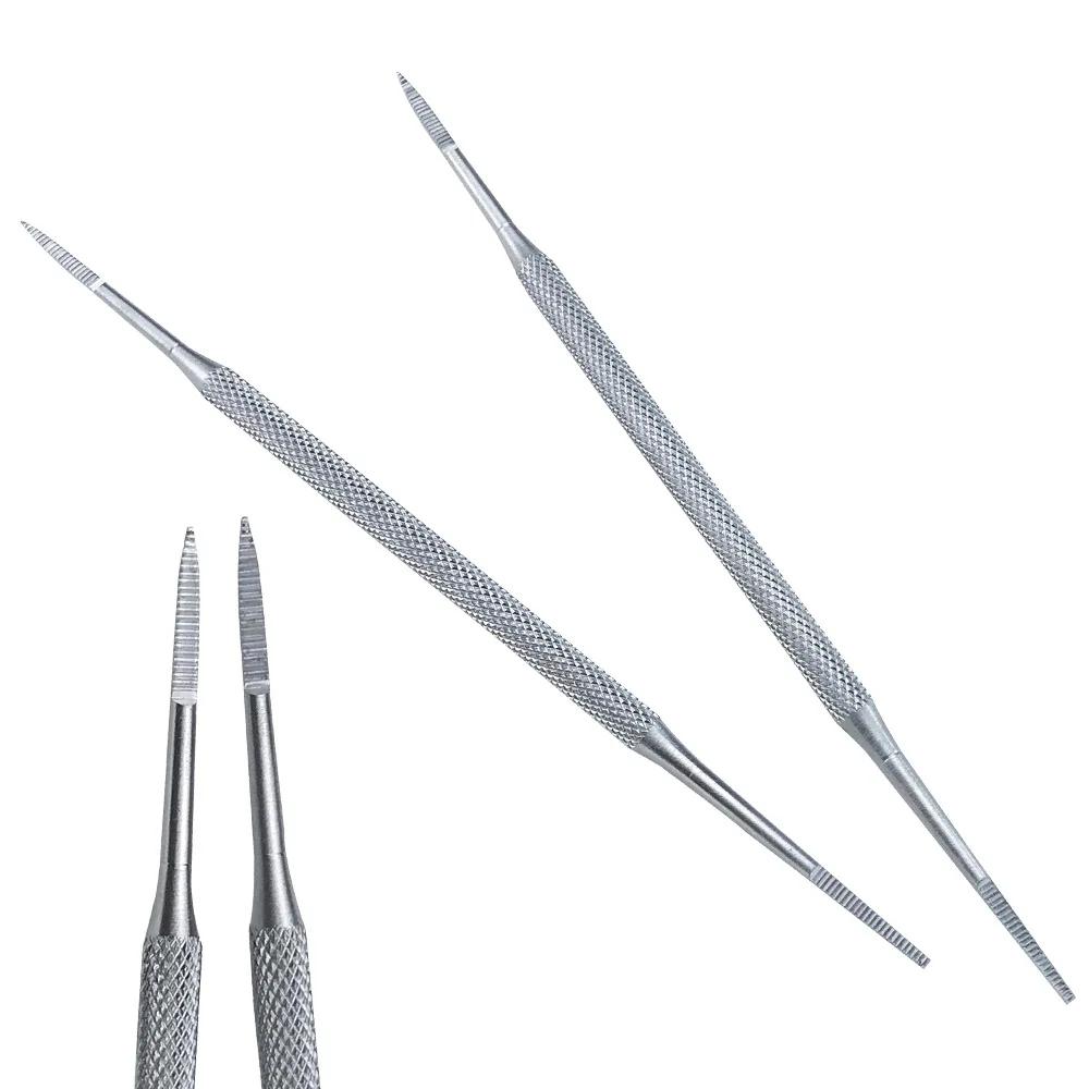 3PCS Ingrown Toe Correction Files Stainless Steel Double Ended Toe Nail Care File Manicure Pedicure Toenails Clean Tools