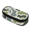 Pencil Case 300D Polyester Printed High Capacity Easy Open Zipper with Mesh Pocket Removable Divider and Pen Slots for Boys Girls