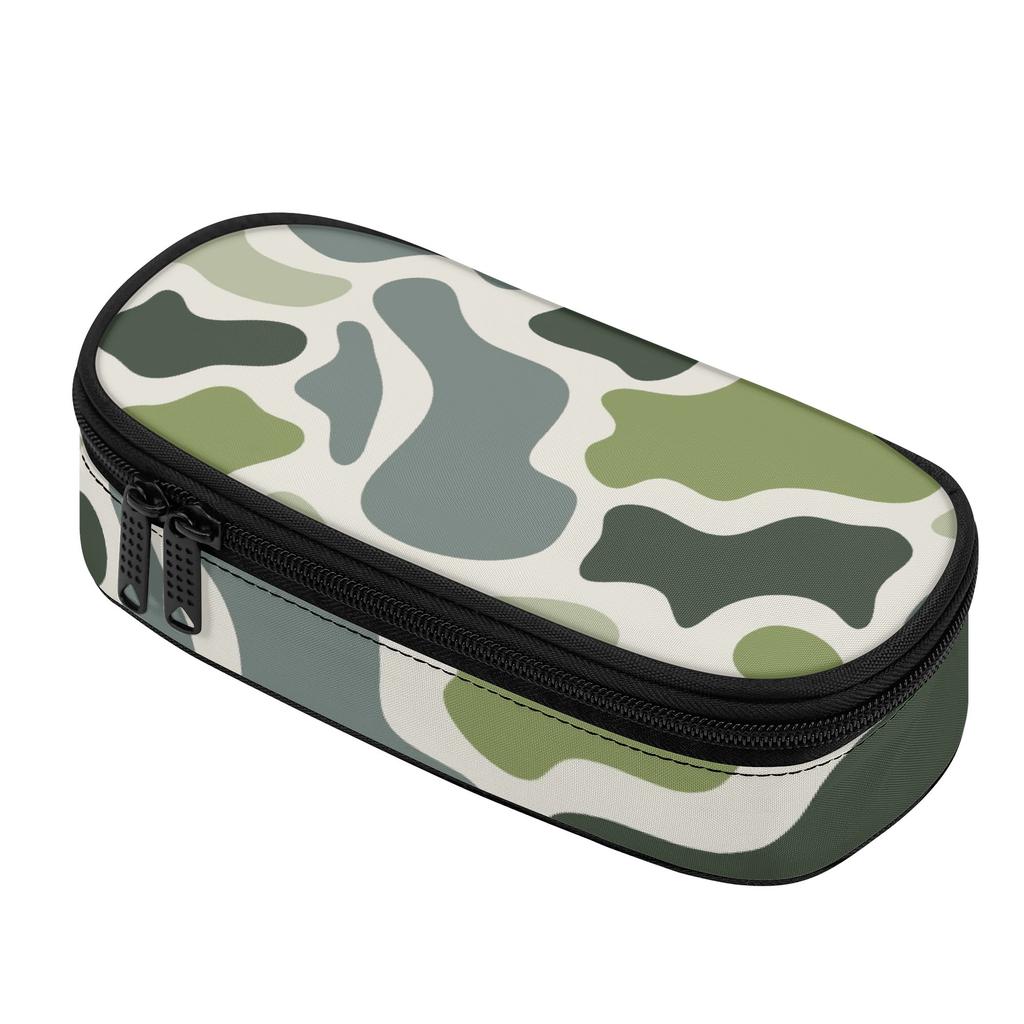 Pencil Case 300D Polyester Printed High Capacity Easy Open Zipper with Mesh Pocket Removable Divider and Pen Slots for Boys Girls