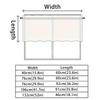 1 Place Bohemian-Style Thickened Short Curtain Rod PocketThermal Insulated Room Darkening Curtains Form Living Room, Bedroom, Study, Car, Kitchen
