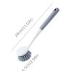 1pc Long-Handled Reusable Cleaning Brush - Effective Household Decontamination and Dishwashing Tool for Sink, Stove, and Cup Cleaning