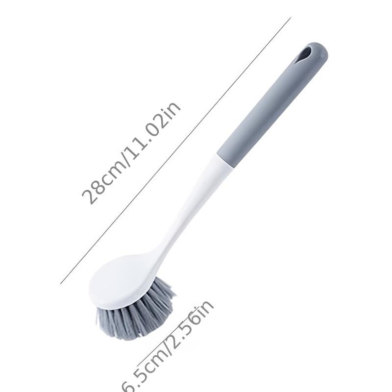 1pc Long-Handled Reusable Cleaning Brush - Effective Household Decontamination and Dishwashing Tool for Sink, Stove, and Cup Cleaning