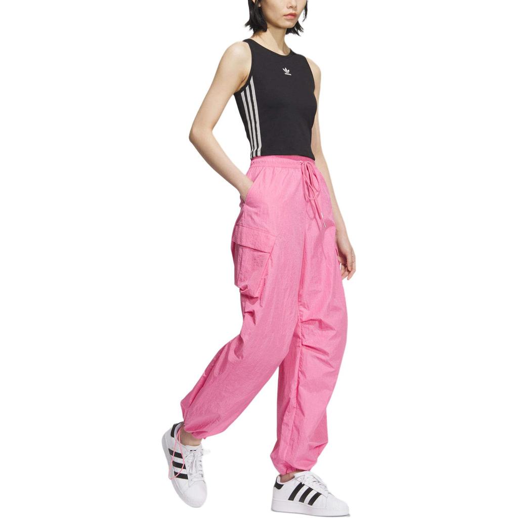 adidas Originals Fallschirm-Freizeithose Damen Rosa JD1126