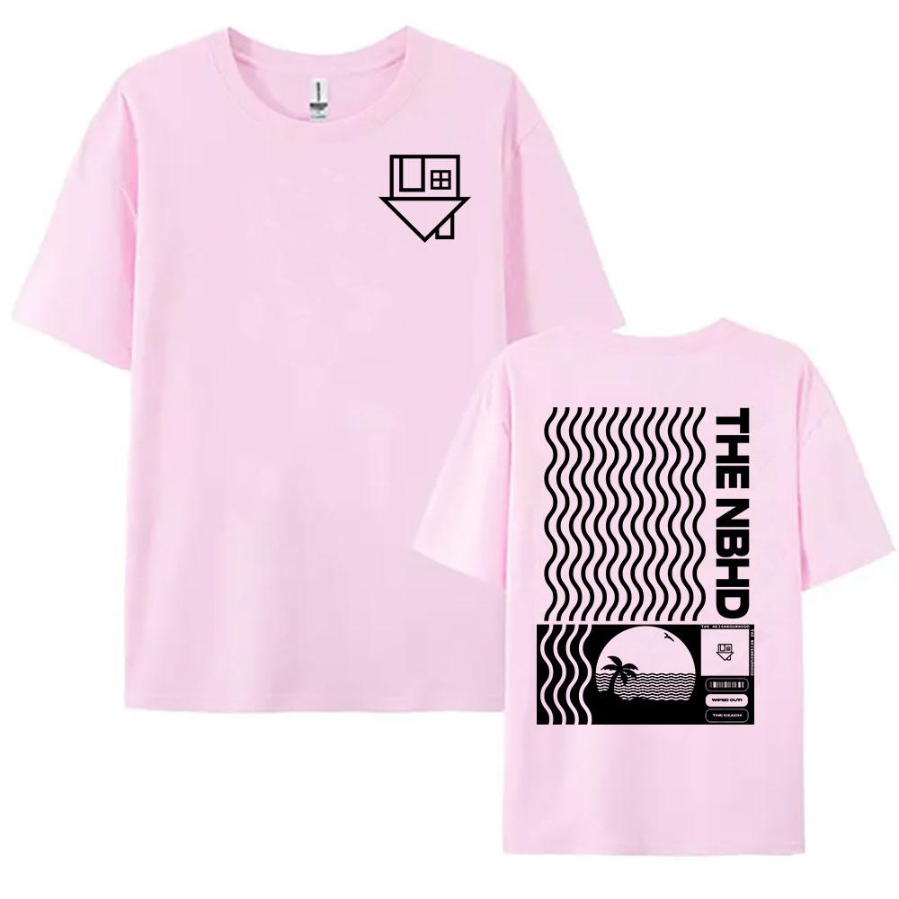 Wiped Out Album Tlačené Tričká The Neighbourhood NBHD Kapela Tričko Bavlna Vysoká Kvalita Letné Tričko Dámske Pánske Oblečenie Tee