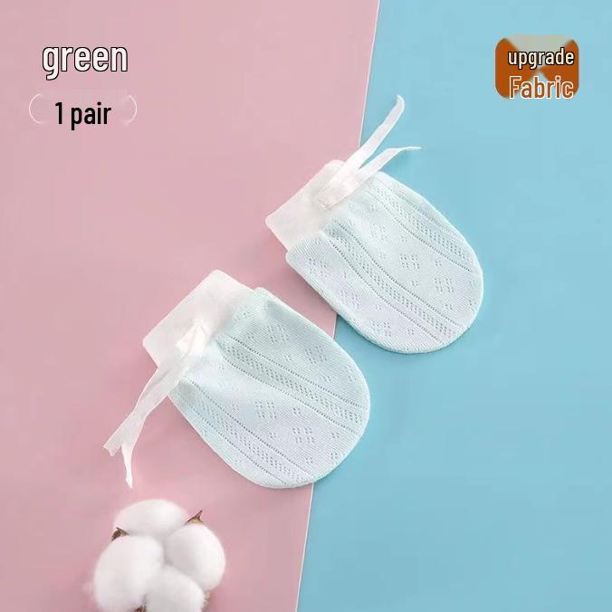 Newborn Anti-Scratch Mittens and Socks - Chewable Baby Gloves for Autumn and Winter