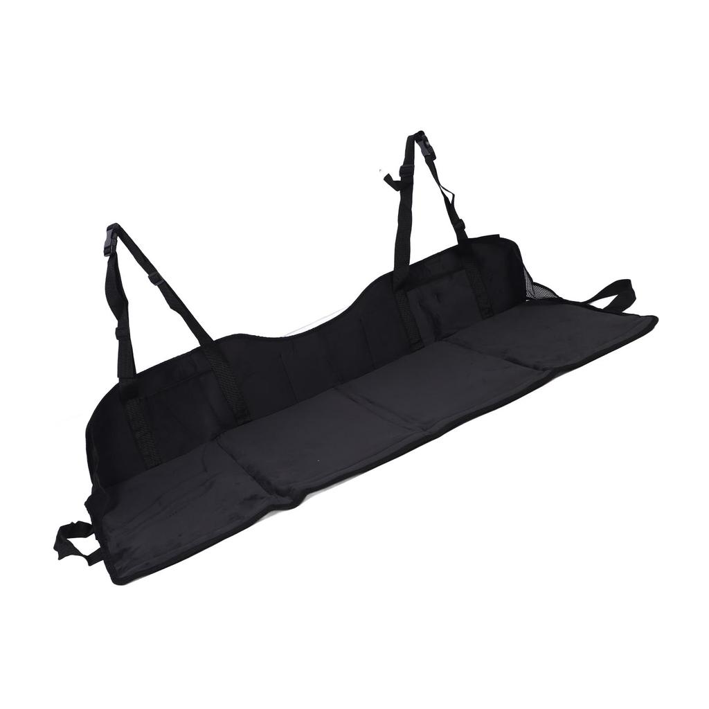 Skládací prodlužovač zadního sedadla auta Měkký vylepšený komfort Plyšový přenosný prodlužovací matrace na zadní sedadlo