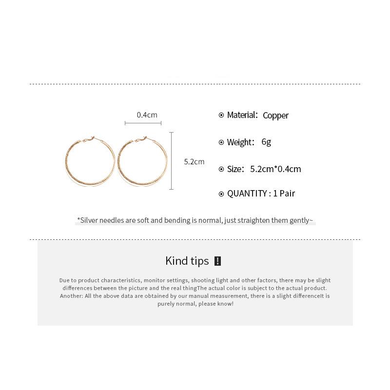 Exaggerated Big Round Full Rhinestone Crystal Hoop Earrings for Women Simple Hyperbole Geometric Circle Earrings Jewelry Gifts