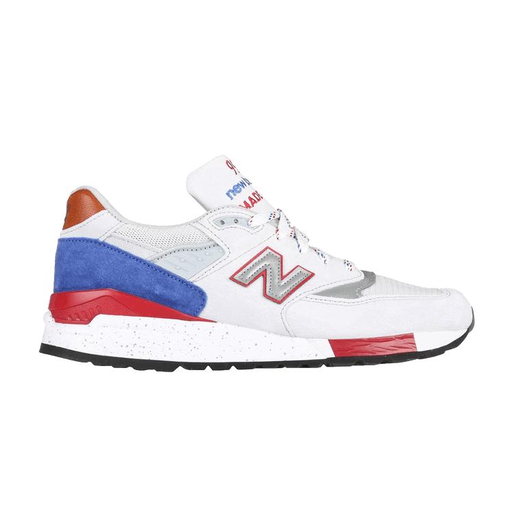 

New Balance 998 Сделано в национальных парках США — серые кроссовки унисекс, синие, красные M998BT
