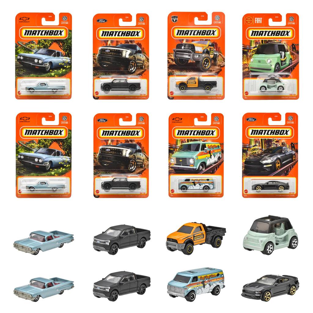 Matchbox Basic Car M Sortiment Vehicul Jucării Mini Cars 24 Mașini Cutie Reducere 3 ani în sus Multi 98BM-30782