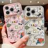 Air Line Travel Map Pattern Case For iPhone 17 Pro Max Magnetic For Magsafe Skin Feeling Cover For iPhone 16 15 14 13 Pro Max