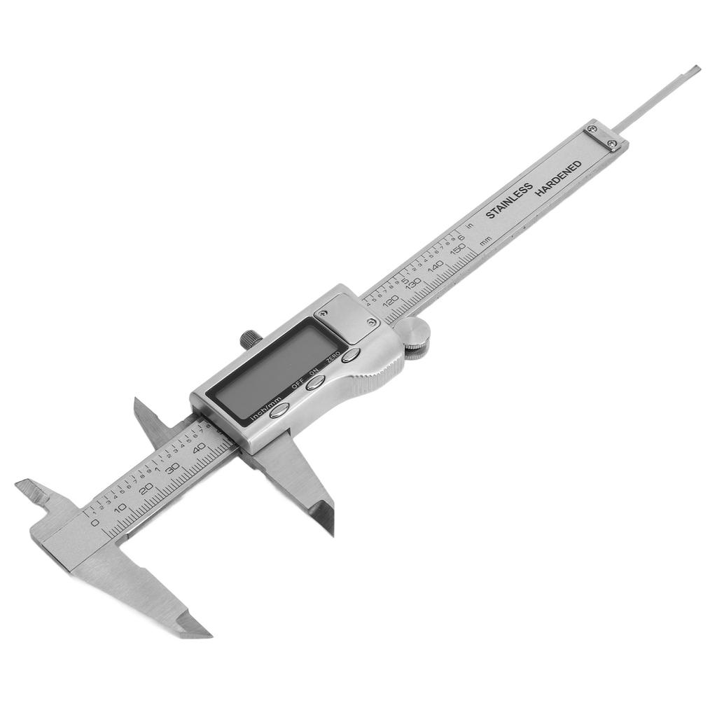 Digitaler Messschieber Edelstahl 0 bis 150 mm Hohe Genauigkeit Elektronisches Messwerkzeug